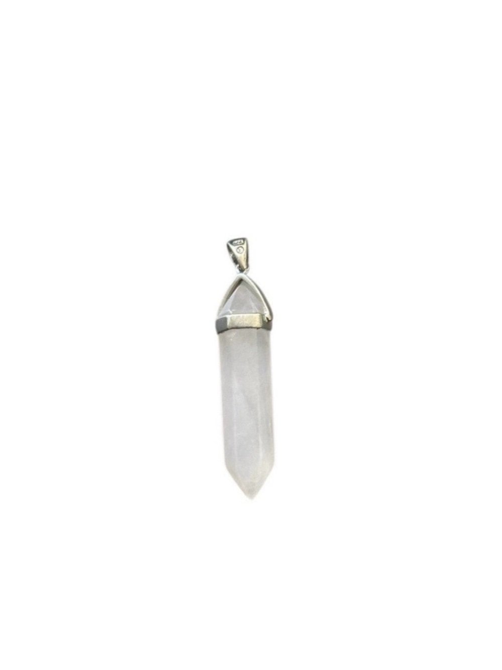 Sterling Silver Crystal Pendant